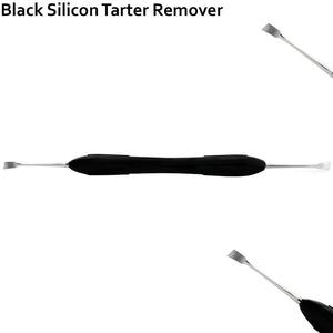 3 pièces, détartreur manuel à manche en silicone noir, gratte-dents, équipement de nettoyage dentaire, Shuja Surgico - Product Image 5