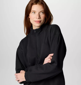 Nouveau design – Sweat-shirt d'hiver pour femme à demi-zip, col montant, poignets et ourlet côtelés, séchage rapide, respirant, idéal pour l'entraînement - Product Image 3