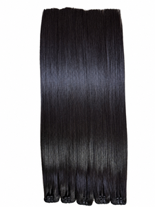 20 % de réduction sur les extensions de cheveux naturels vietnamiens lisses, double trame, noir naturel, soyeux, en gros - Product Image 2