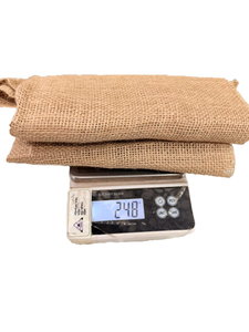 Rouleau de tissu en toile de jute naturelle, 100% biodégradable, pour sacs, emballages, agriculture, artisanat, décoration - Product Image 4