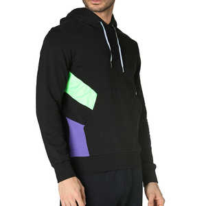Sweat à capuche oversize en molleton de coton français de haute qualité, épais, à épaules tombantes, uni, pour hommes - Product Image 6