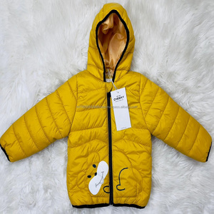 Vestes d'hiver classiques en coton pour enfants, couleurs unies, styles assortis, stock, garçons, filles, fermeture éclair, vestes matelassées - Product Image 4