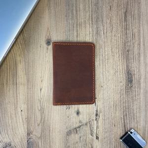 Porte-passeport en cuir véritable Étui personnalisé Couverture monogrammée Cadeau PTH-0078B - Product Image 6