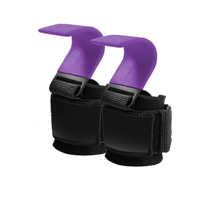 Weightlifting Wrist Support <b>Straps</b> Fitness Safety Weight Lifting Wrist <b>Strap</b> Custom Logo Metal Lifting Steel Hooks - Product Image 1