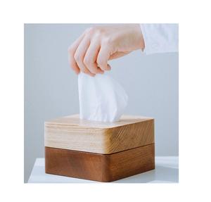 Boîte à mouchoirs en bois artisanale personnalisée pour la maison, le bureau et la voiture, distributeur de serviettes tendance pour accessoires de décoration intérieure - Product Image 2