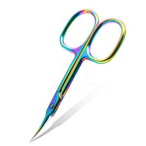 Morje Surgical <b>Pink</b> Stainless Steel Straight Blade Cuticle Scissors Sharp Tip Beauty <b>Tool</b> for Manicure Adults Simple Style Nail - Product Image 5