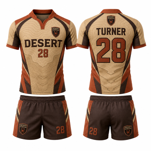 Uniformes de Rugby al por Mayor, Personalización Disponible, Parche Opcional, Transferencia Térmica, Serigrafía, Cuello con Bordado Digital - Product Image 4