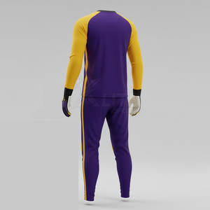 Suministro al por Mayor de Equipaciones de Portero de Fútbol con Tela Resistente y Estilo Clásico Simple para Equipos - Product Image 4