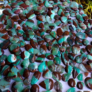 Crisoprasa Verde Natural, Corte Ovalado, Cabujón, Gema Ecológica para Joyería, 15-25mm - Product Image 1