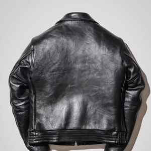 Chaqueta de Motociclista de Moda al por Mayor para Hombre, Fabricante, Logotipo Personalizado en Relieve, Chaqueta Varsity de Cuero Genuino para Hombre - Product Image 2