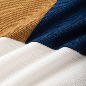 เสื้อยืดฮู้ดดี้สีบล็อค ผ้าคอตตอนออร์แกนิคนุ่ม แห้งเร็ว สไตล์สตรีทแวร์สำหรับผู้ชาย เสื้อยืดฤดูร้อน - Product Image 4