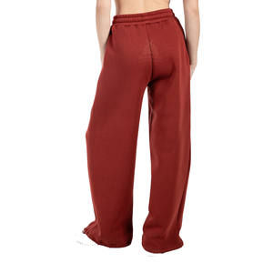 Pantalon de jogging ample épais pour femme 2026, 80 % coton 20 % polyester, molleton épais avec logo sérigraphié - Product Image 3