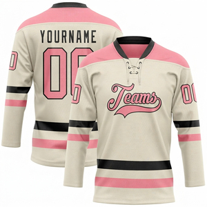 Custom Team Ice Hockey Jersey Embroidered Logo Personalized Sports Uniform Wholesale - Product Image 2