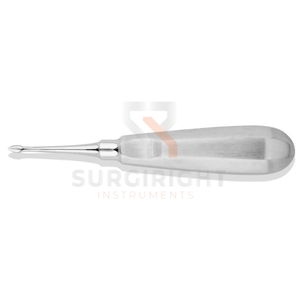Instrumentos Bernard Root Tip Elevator para elevación de raíces dentales, herramienta de elevación de raíces de acero inoxidable, certificado CE Clase I SI-OIS-0001 Blush Surgical - Product Image 4