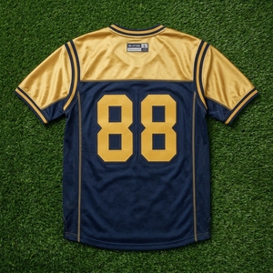 Jersey de Fútbol Americano Azul Marino y Dorado para Hombre, Personalizado 88, Ropa Deportiva, Uniforme de Equipo, Ropa de Alto Rendimiento, Venta al Por Mayor - Product Image 6