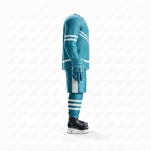 Ice Hockey Uniform Advanced Team Apparel Full Sublimation Jersey And Pants Comfortable <b>Athletic</b> Wear For Practice Championship - Product Image 5