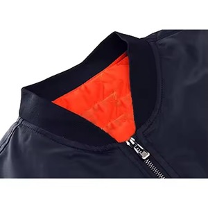 Costume matelassé homme coupe ajustée sur mesure, imperméable et coupe-vent, 100% nylon extérieur, rembourrage en fibre de polyester, tissu épais d'hiver - Product Image 3