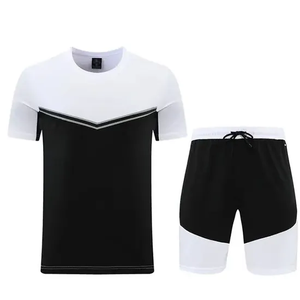 Ensembles de shorts respirants de haute qualité pour hommes, pour les sports d'été, ensembles de shorts deux pièces avec des motifs imprimés décontractés, personnalisables - Product Image 5