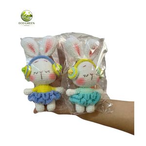 Juego de Muñecos de Peluche Amigurumi, Juguetes de Ganchillo Hechos a Mano, Personajes de Dibujos Animados, 4-6 Años, Juguete de Coser y Tejer - Product Image 6