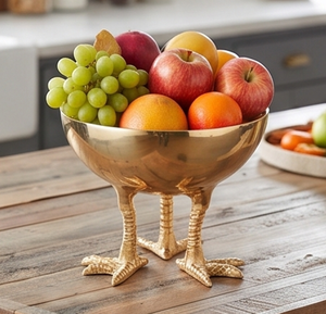 High Quality Bowls with 3 Bird <b>Legs</b> Perfect For Salad Snack Fruit Nuts Ideal For Kitchen Dining <b>Table</b> Decor Elegant Home Accent - Product Image 6
