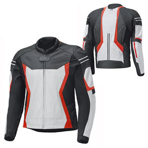 Chaqueta de Motocicleta de Cuero Genuino de Última Moda, Chaqueta de Carreras Impermeable para Motociclistas, Chaqueta de Invierno Cortavientos - Product Image 1