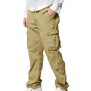 Pantalones Cargo Personalizados para Hombre, Pantalones Vaqueros Holgados, Corte Ajustado, 100% Algodón, Diseño Transpirable, Pierna Ancha, Pantalones Urbanos a Precio Económico - Product Image 2