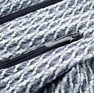 Plaid Pattern Wool Nylon Puffer <b>Jacket</b> Hooded Zipper Front Windproof Casual Winter Outerwear Unisex <b>Slim</b> <b>Fit</b> Thick Fleece Lining - Product Image 6