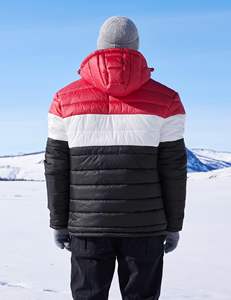 Veste matelassée à capuche coupe-vent écologique de qualité supérieure pour homme, imperméable, respirante, avec poche avant, de haute qualité - Product Image 3