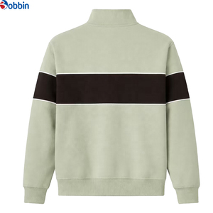 Sudadera Personalizada de Alta Calidad con Cierre de 1/4, Diseño Gráfico en Bloques de Color, para Golf, Informal, para Hombre, Ropa de Invierno - Product Image 2