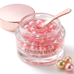 Crème en Capsules de Collagène et Ginseng à Marque Blanche Personnalisée, Soin Coréen OEM ODM Hydratant Éclaircissant Anti-Âge au Rétinol et PDRN – Tous Usages - Product Image 1