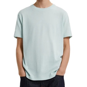 100% coton hommes T-shirt surdimensionné goutte épaule luxe qualité col rond blanc logo personnalisé conception t-shirts pour hommes - Product Image 5