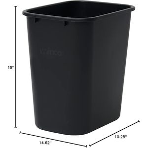 Cestino per Rifiuti Nero da 7 Galloni per Uso Domestico e Ufficio - Product Image 2