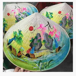 Sombrero Cónico Vietnamita Golden Palm Non La, Hecho a Mano, Tradicional, para el Sol - Product Image 6