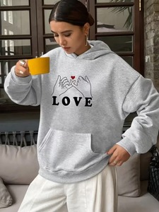 Sudaderas con Capucha Lisas al por Mayor para Mujer, Diseño Personalizado, Sudaderas de Forro Polar - Product Image 4