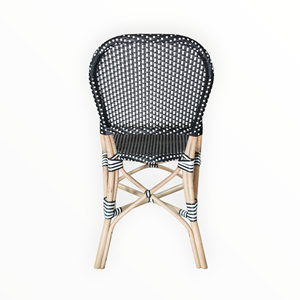 เก้าอี้บิสโทรยอดนิยมสำหรับร้านกาแฟ ร้านอาหาร พื้นที่สาธารณะในที่พักอาศัย - หวายสังเคราะห์ถักทออย่างดี รับประกันการถักทอ 3 ปี - Product Image 4