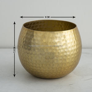 Bougeoir marbré en métal doré, finition or, avec placage de haute qualité pour toutes les occasions, porte-bougie pour mariage - Product Image 3