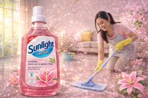 น้ำยาทำความสะอาดพื้นซันไลท์ กลิ่นลิลลี่และชาขาว 1 กก. – ใช้ได้กับหลายพื้นผิว ไม่ต้องล้างออก แห้งเร็ว ไม่เหนียวเหนอะหนะ - Product Image 5