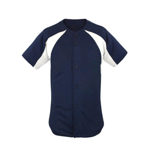เสื้อเบสบอลแบบใหม่ขายส่ง เสื้อซอฟต์บอลแห้งเร็ว พิมพ์ลายแบบซับลิเมชั่น ชุดกีฬาเบสบอลสำหรับผู้ชาย มีจำหน่าย - Product Image 2