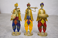 Figurines décoratives multifonctionnelles en métal style Art Déco traditionnel, amovibles, écologiques et faites à la main, pour la décoration intérieure, Diwali, retraite, condoléances