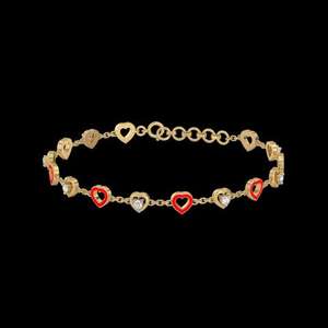 จี้รูปหัวใจประดับมอสซาไนต์รูปกางเขนพระเยซู สร้อยข้อมือทองคำ เครื่องประดับทางศาสนาที่มีความหมายสำหรับเขา สไตล์หรูหรา - Product Image 5