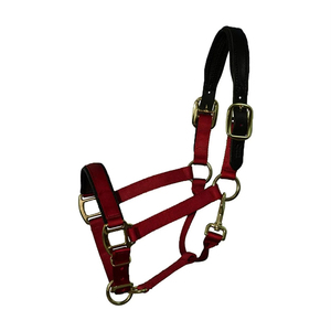 Harnais de cheval en nylon noir avec boucles et anneaux métalliques pour l'équitation et l'entraînement - Product Image 4