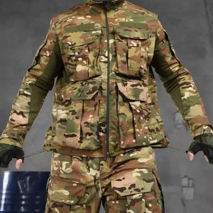 Ensemble uniforme d'extérieur neuf de haute qualité pour homme, sur mesure, imperméable et respirant, en polyester/rayonne, avec imprimé en relief, pour la chasse en automne - Product Image 3