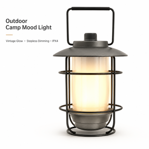 Lámpara LED Recargable Retro para Camping <span class=keywords><strong>y</strong></span> Senderismo con Regulación Continua <span class=keywords><strong>y</strong></span> Larga Duración, Linterna Portátil para Acampar - Product Image 1