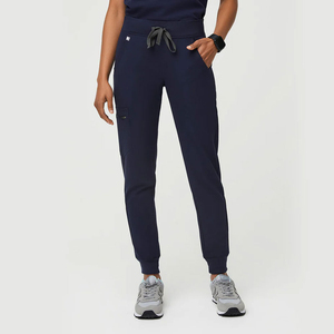 Conjunto de Uniforme Médico Premium para Mujer, Cuello en V, con Pantalones Tipo Jogger para Personal de Hospital y Clínica - Product Image 3