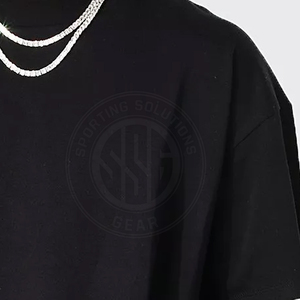 เสื้อยืดโอเวอร์ไซส์ผู้ชาย ผ้าฝ้าย 100% ทรงหลวมใส่สบาย เนื้อผ้านุ่ม เสื้อยืดโอเวอร์ไซส์ผู้ชาย สไตล์ลำลองใส่ได้ทุกวัน - Product Image 4