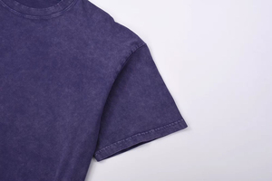 Custom Acid Washed Eco-Friendly <b>Silk</b> Screen Printed T-<b>Shirt</b> <b>for</b> <b>Men</b> 100% Cotton Short Sleeve Breathable Anti-wrinkle Fabric - Product Image 2