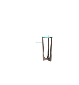 Textured Top Metal Coffee <b>Table</b> Contemporary Living Room Patterned Artistic Designer Furniture Christmas - Product Image 1