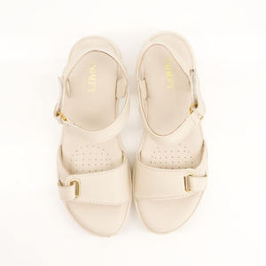 Sandalias planas altas con estilo para mujer, cómodas zapatillas de cuero PU suave de Material Rexine para verano, ropa informal para exteriores, zapatillas de primavera - Product Image 5