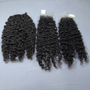 100% Paquetes rizados birmanos largos crudos sin procesar Precio al por mayor Proveedores Extensiones de cabello birmano doble dibujado - Product Image 6