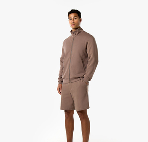Conjuntos de Ropa de Verano para Hombre al por Mayor, Nueva Llegada, Camiseta de Manga Corta y Pantalones Cortos, Color Sólido, 100% Algodón, Transpirable, de Secado Rápido, Casual - Product Image 2